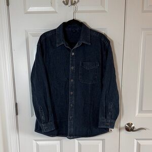 NWOT Men's 2XL Unbranded Denim Button-Up Shirt